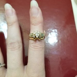 Vintage Diamond Wedding Set